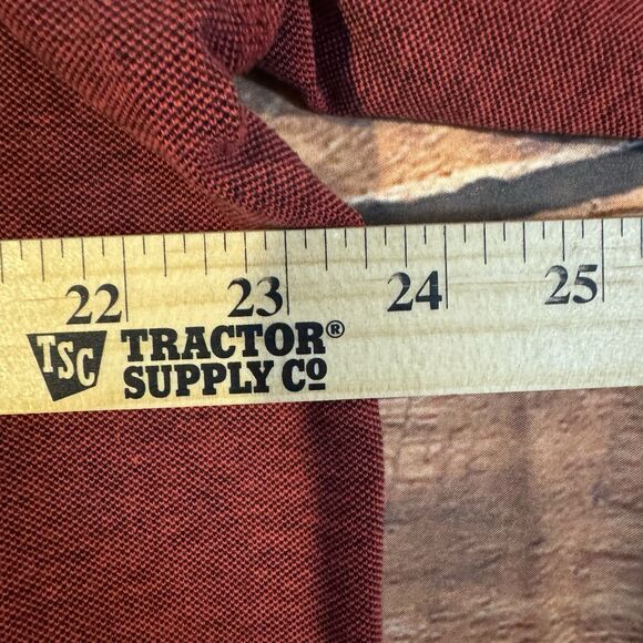 Texas Tech Red Raiders Henley Shirt XL Red Long Sleeve University Sports College - Picture 6 of 6